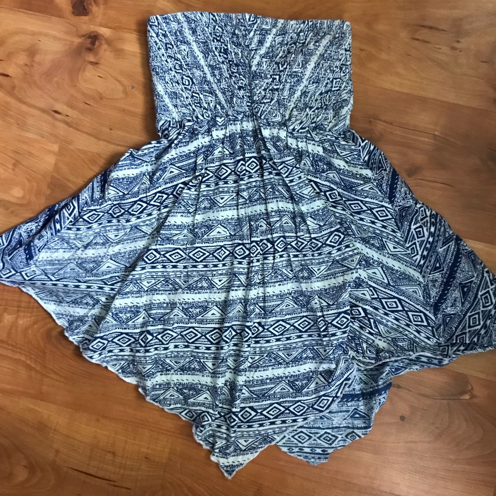 Strapless dress!